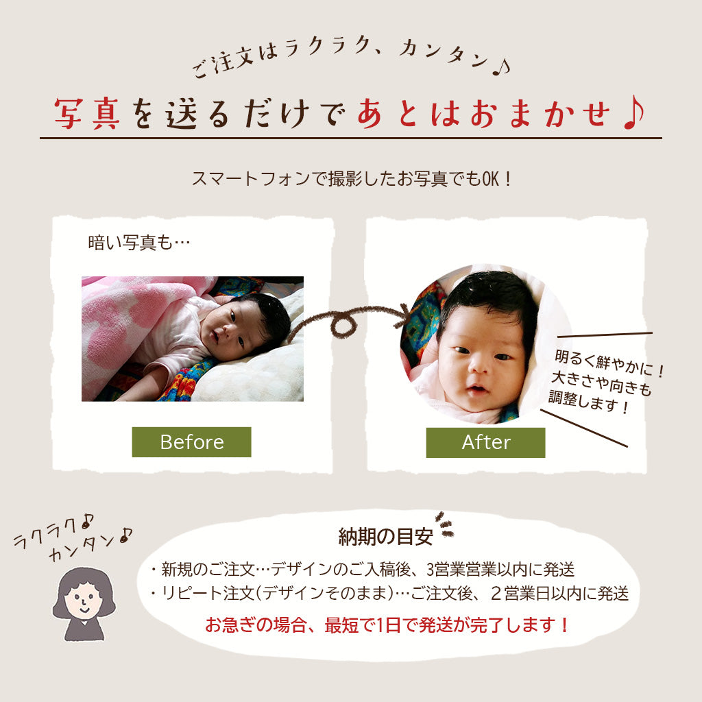 写真の加工も致します