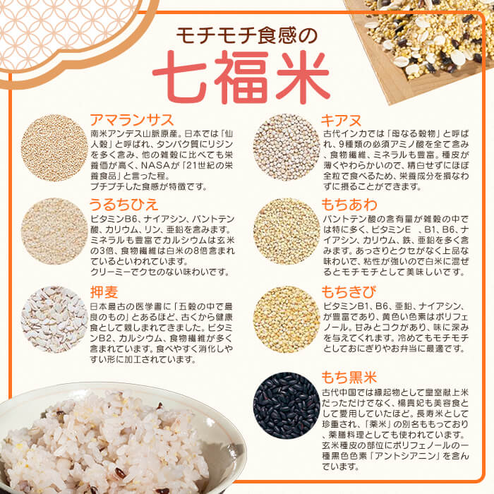 雑穀米 七福米360g