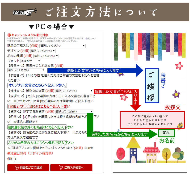 引っ越し 挨拶ギフト米 2合(300g) お米のプレゼント【GR】