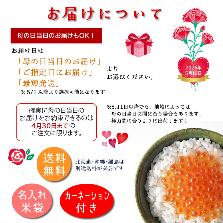 母の日_お届けについて