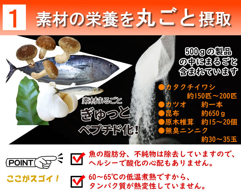 無添加 だし＆栄養スープ 千年前の食品舎 500g×2個セット